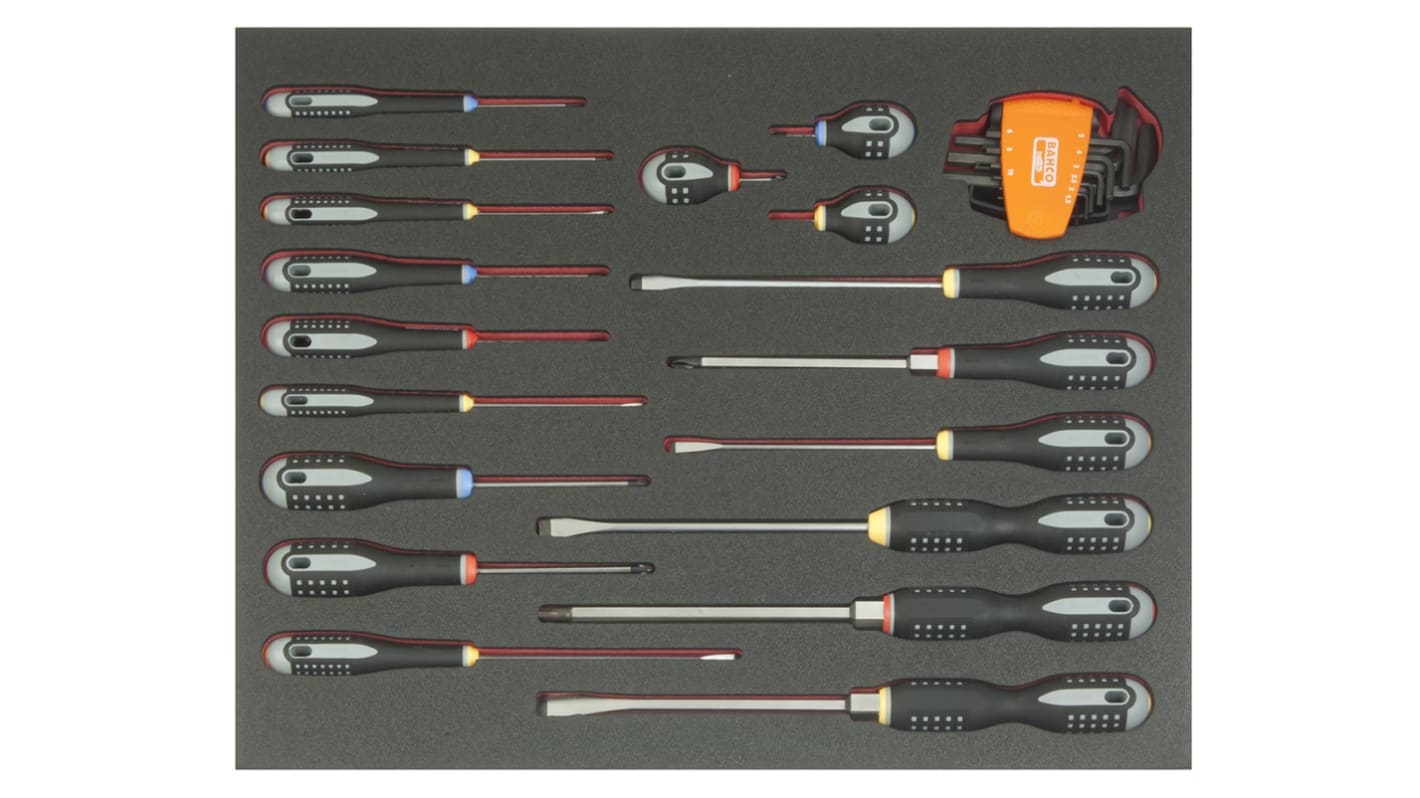 Bahco 27 Piece Maintenance Tool Kit with Foam Inlay