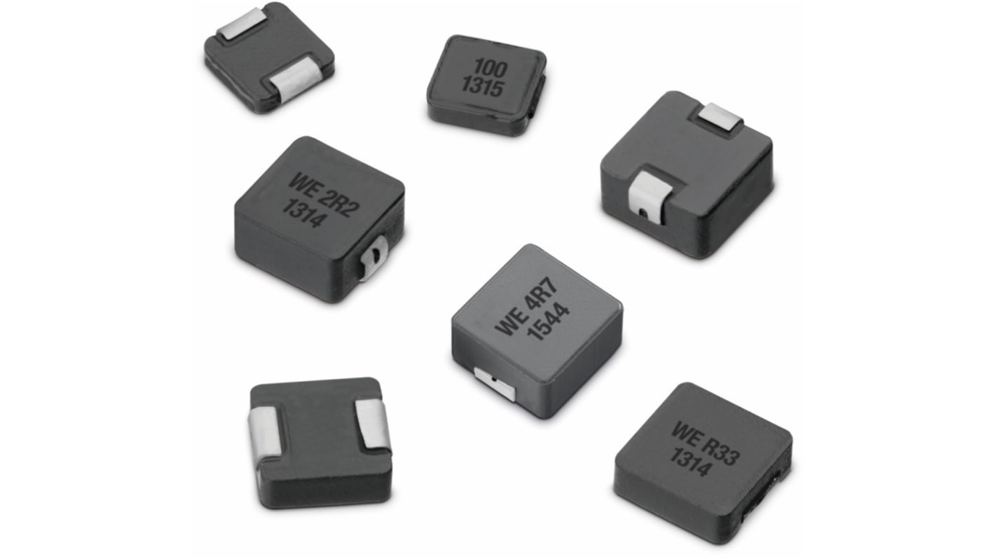 Wurth, WE-LHMI, 8030 Shielded Wire-wound SMD Inductor with a Iron Core, 1.5 μH ±20% Moulded 10.6A Idc