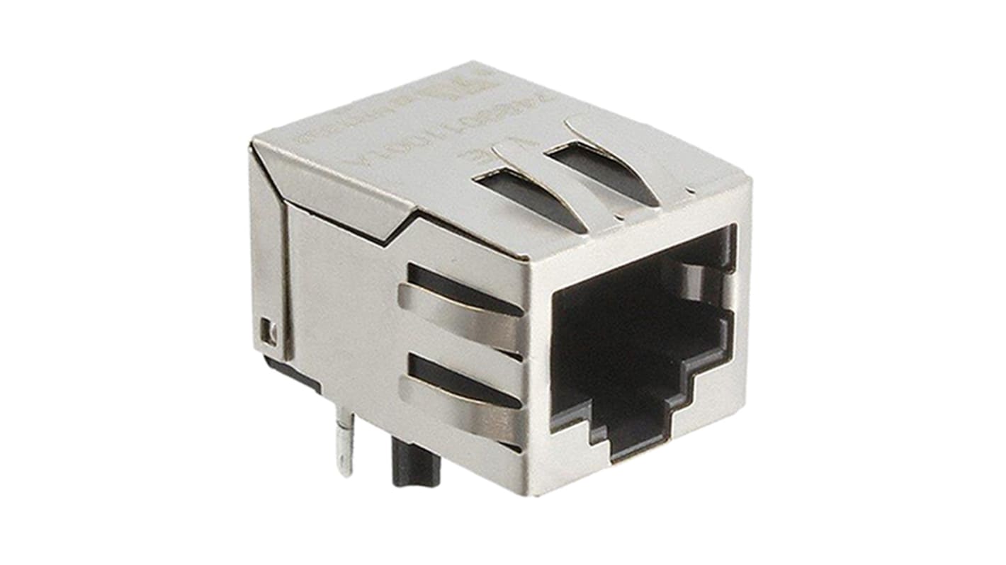 Wurth Elektronik Female RJ45 Connector, Through Hole