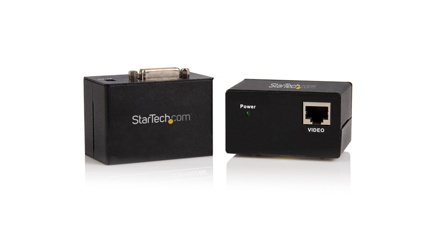 StarTech.com Extender-Paar Video-Extender DVI CATx, 1600 x 1200 Max., 1 Videoanschlüsse, 45m Erweiterungsdistanz, 67 x