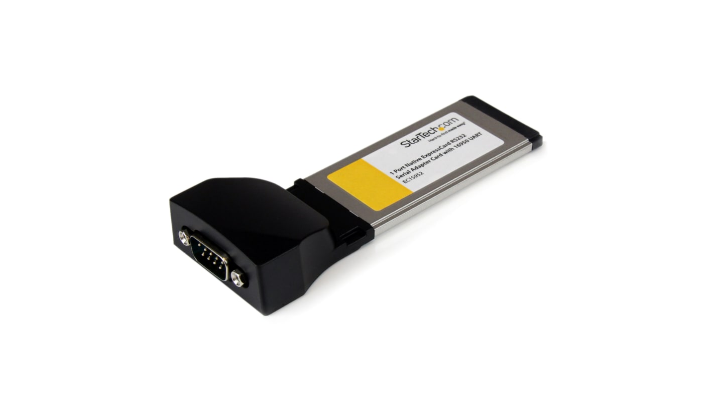 Startech ExpressCard Erweiterungskarte Seriell, 1-Port RS-232 115.2Kbit/s 128 B