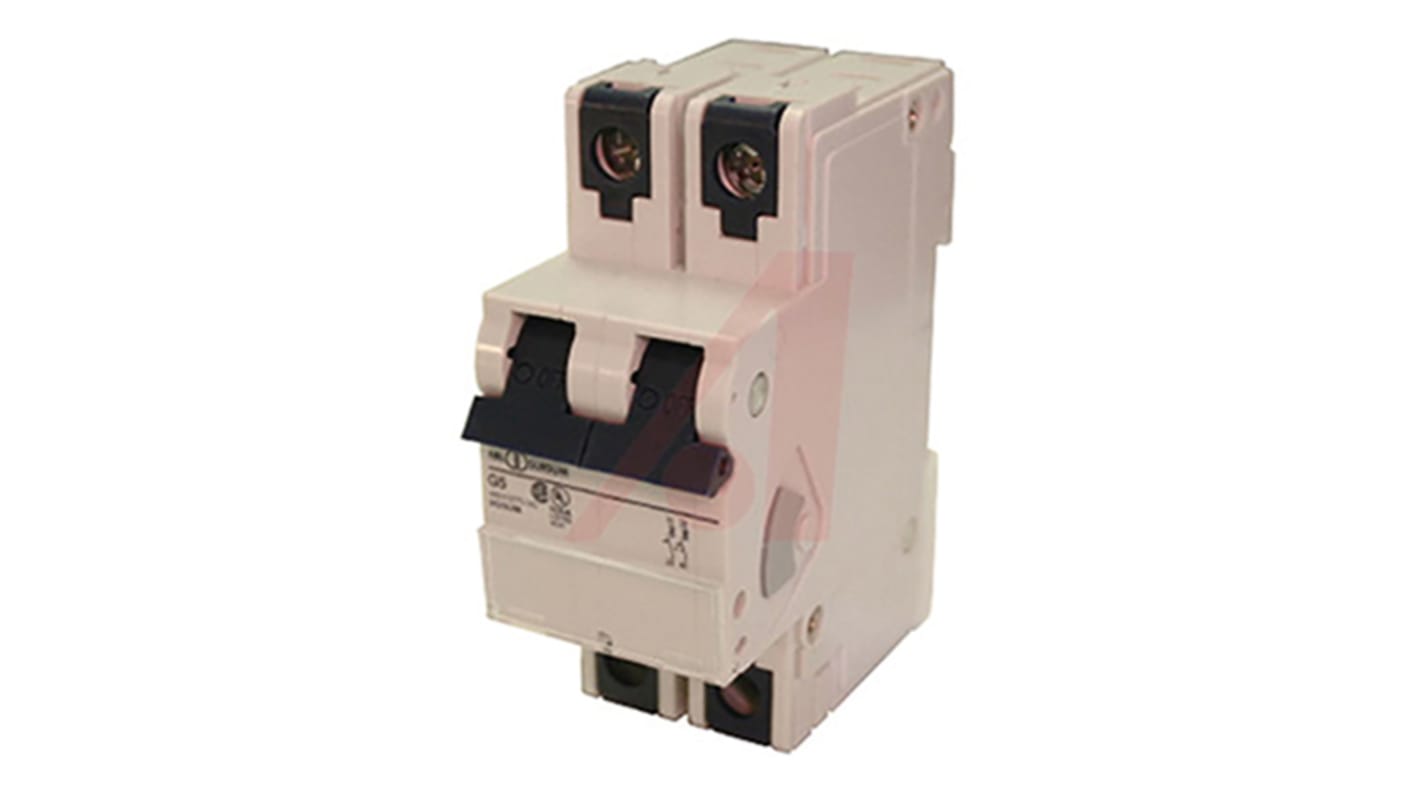 2E2.5UM Altech Thermal Circuit Breaker VEA 2 Pole 277V Voltage Rating DIN Rail Mount, 2.5A