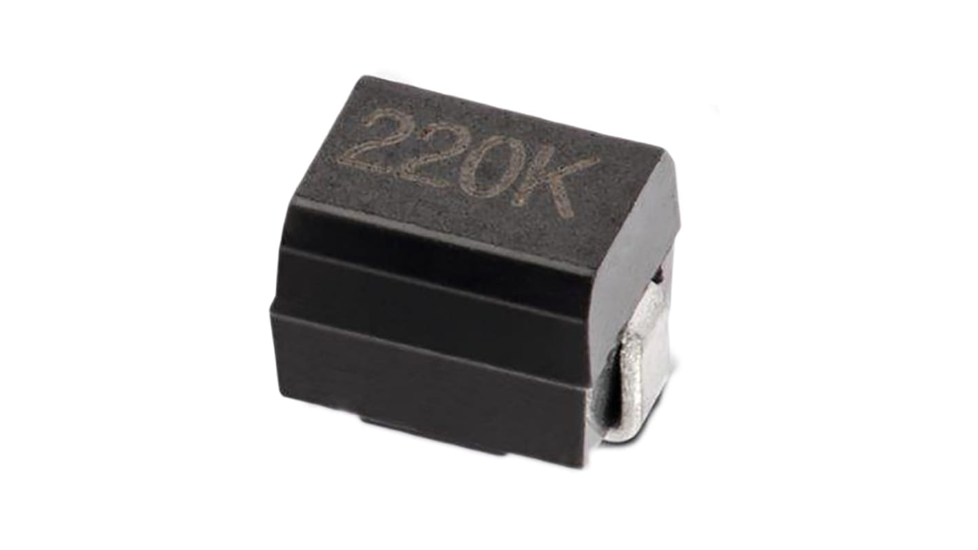 Wurth, WE-GFH, 4532 Unshielded Wire-wound SMD Inductor with a Powdered Iron Core, 4.7 μH ±10% Moulded 1.2A Idc Q:30