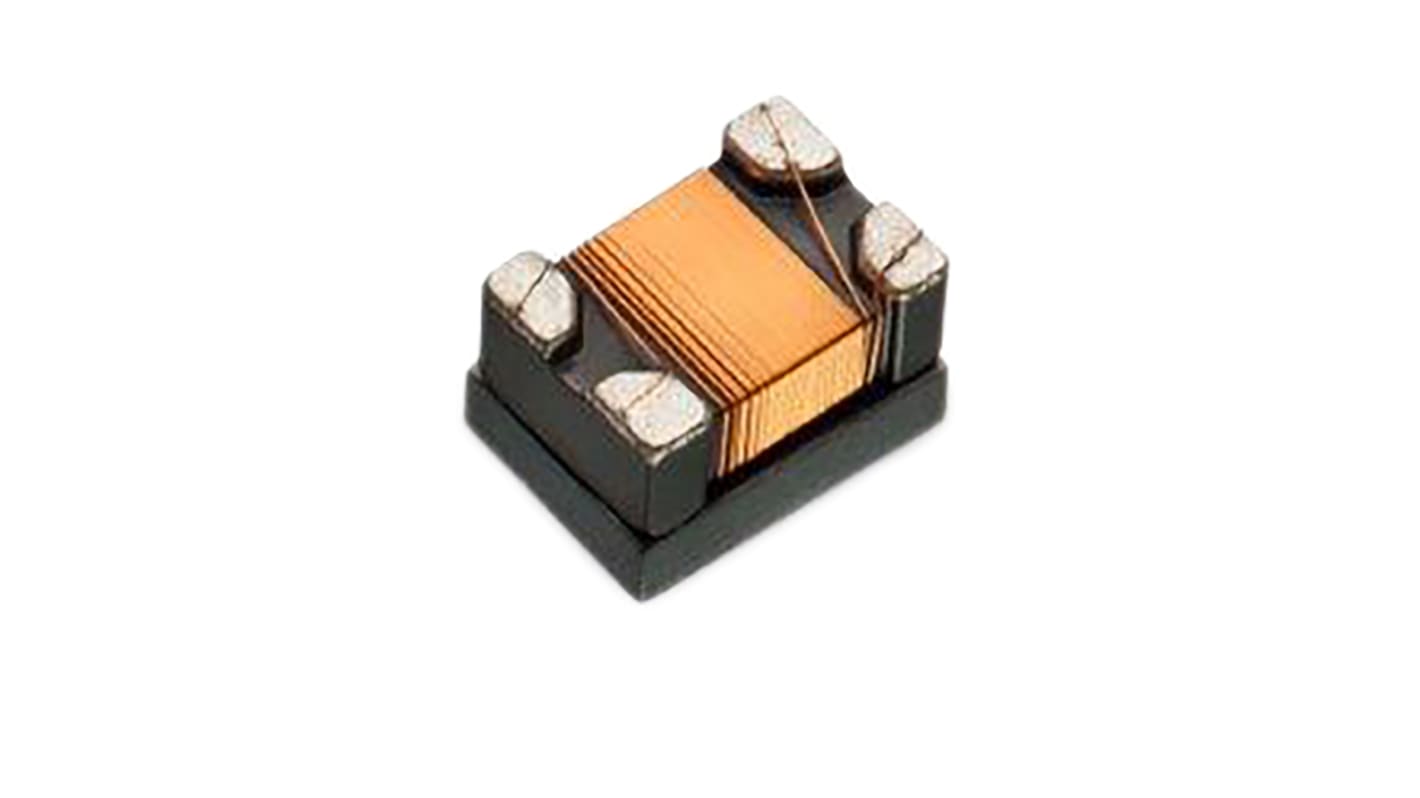 Inductores de modo común Wurth Elektronik, 1Ω, 4.55 x 3.22 x 2.6mm, 3.000 Ω, 200 mA Montaje en Superficie, -40°C