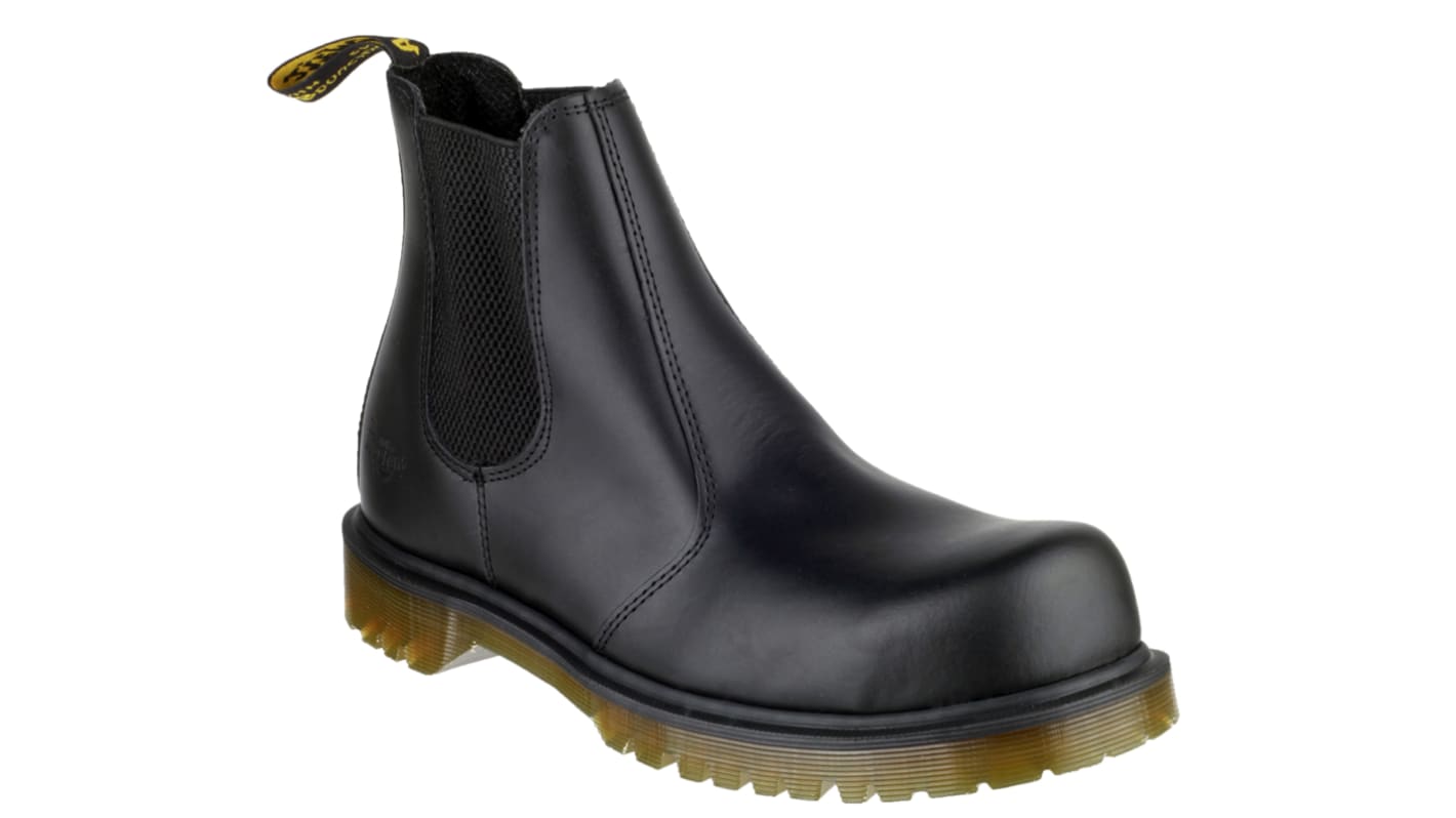 Dr Martens Icon 2228 Black Steel Toe Capped Men's Safety Boots, UK 8, EU 42