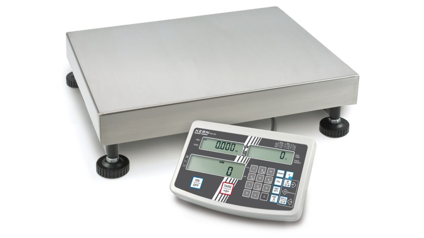 Kern Weighing Scale, 60kg Weight Capacity Type C - European Plug, Type G - British 3-pin