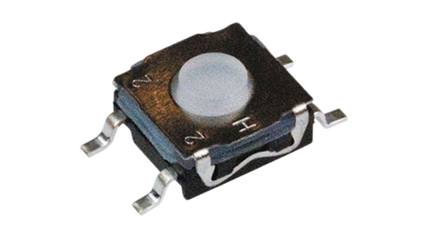 C & K IP67 Button Tactile Switch, SPST 50 mA 3.5mm Surface Mount