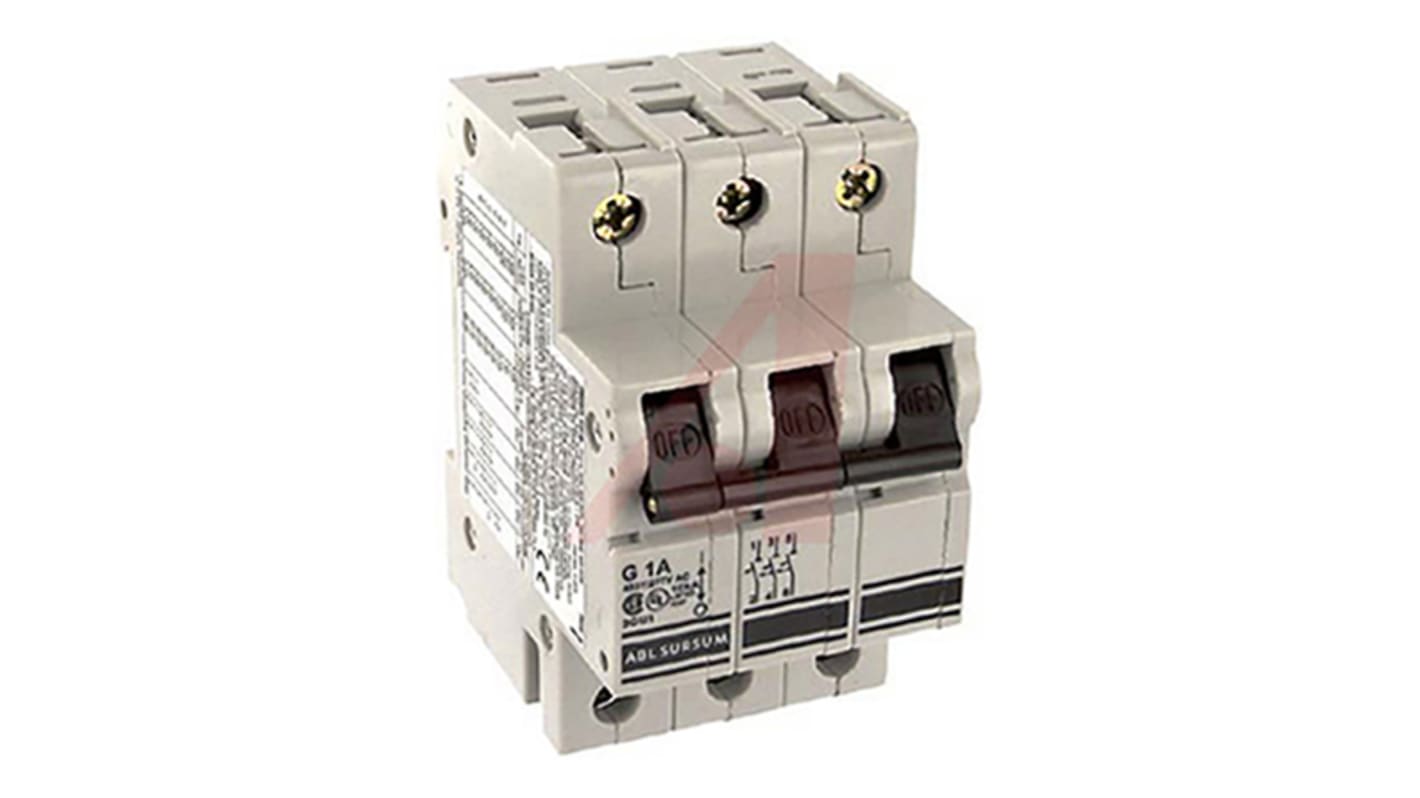 Altech Motor Protection Circuit Breaker - V-EA 3 Pole 480Y/277V Voltage Rating DIN Rail Mount, 1A Current Rating