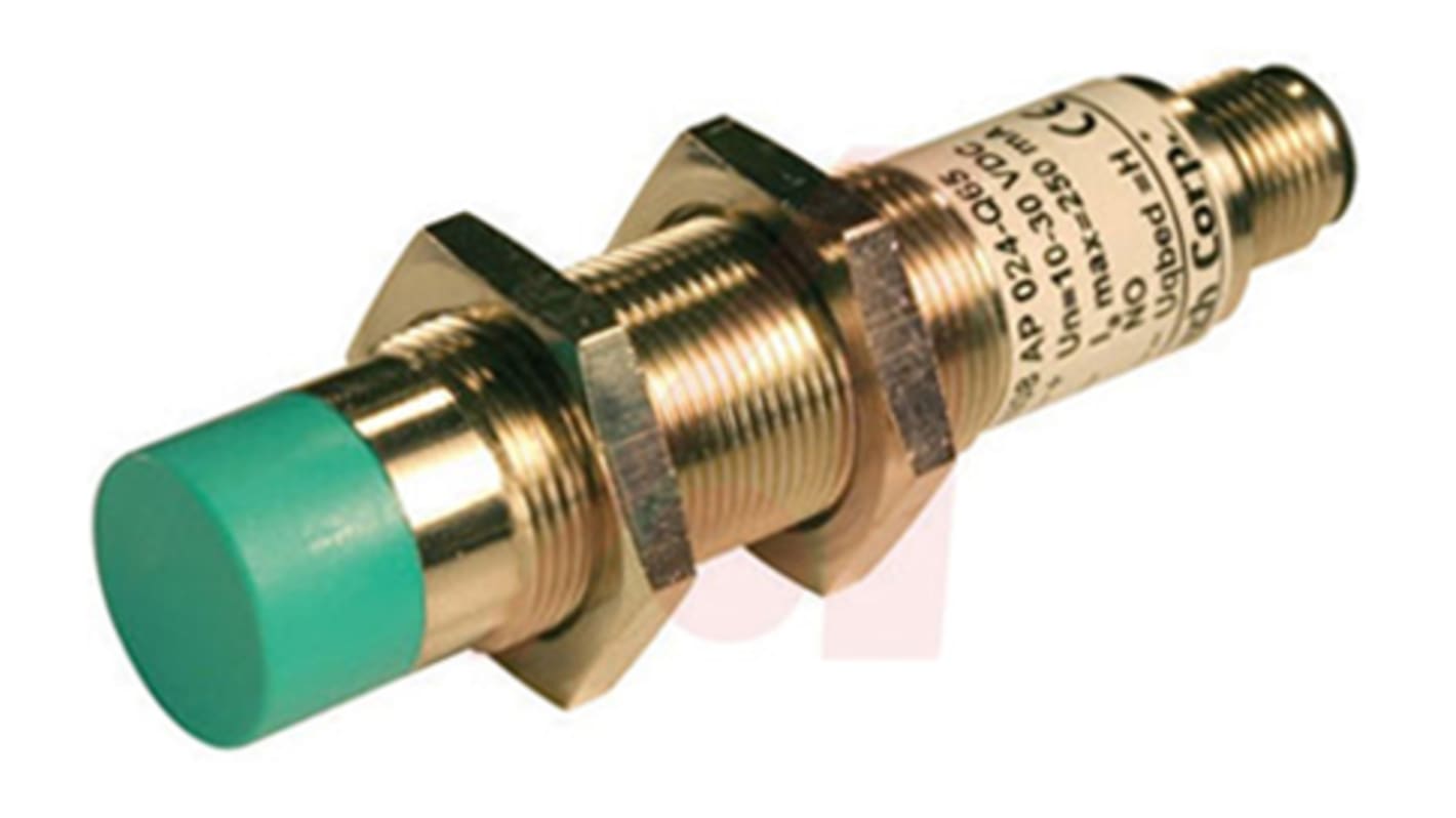 Altech Inductive Barrel-Style Proximity Sensor, M12 x 1, 2 mm Detection, PNP Output, 10 → 30 V dc, IP67