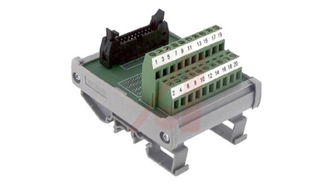 Modul rozhraní, SD-F37, Montáž na lištu DIN, Samice, počet kontaktů: 20, 250 V AC, 3A, délka: 68mm