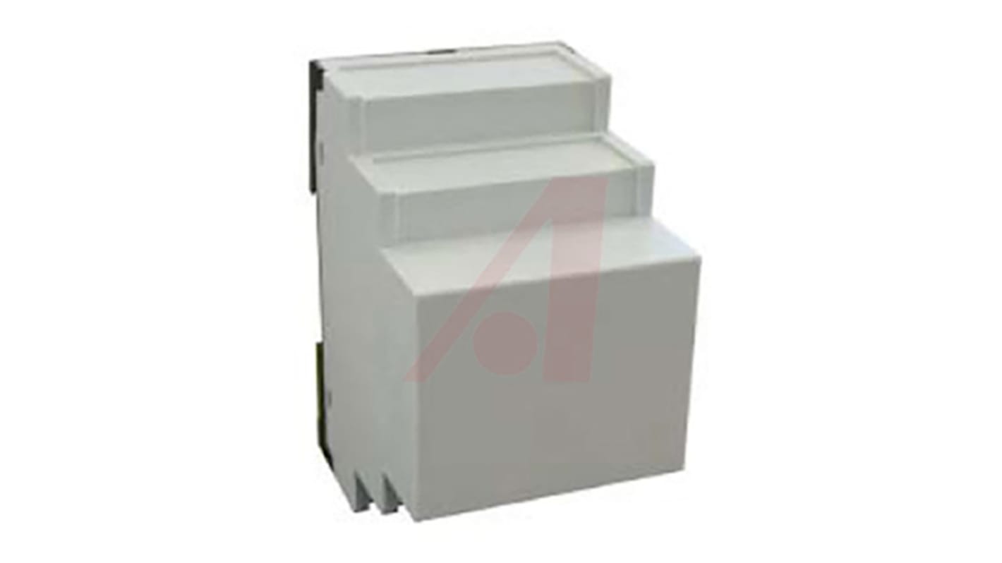 Altech Solid Enclosure Type KU4100 Series , 52.5 x 70.8 x 89.8mm, Glass Filled Polycarbonate DIN Rail Enclosure