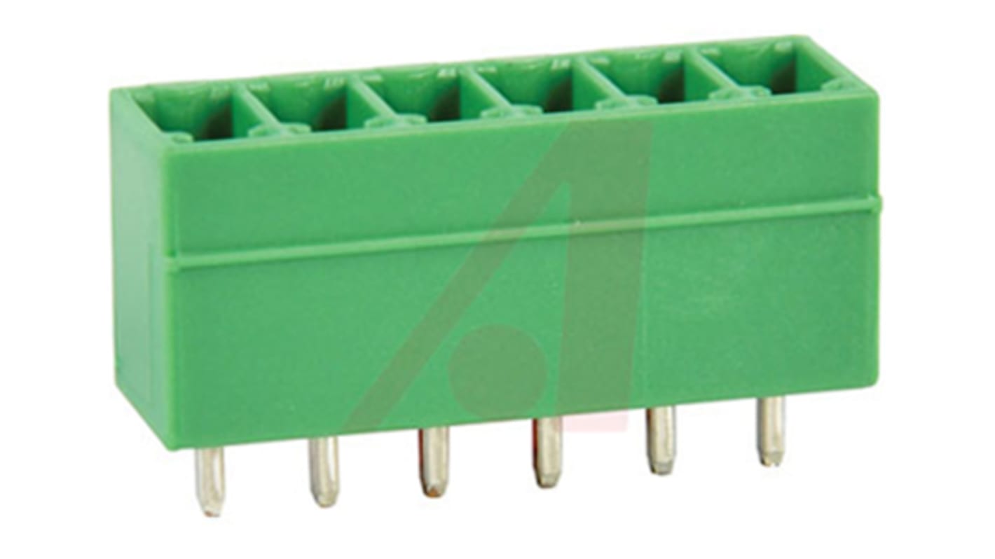 Altech PCB Terminal Block, 6-Way, 8A, Solder Termination