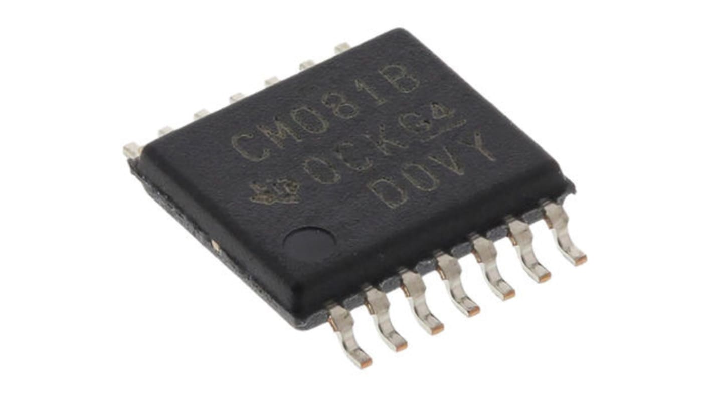 Texas Instruments Batterie Ladezustandsanzeige IC SMD / ≤16mA, TSSOP 14-Pin, 2,7 bis 4,5 V.