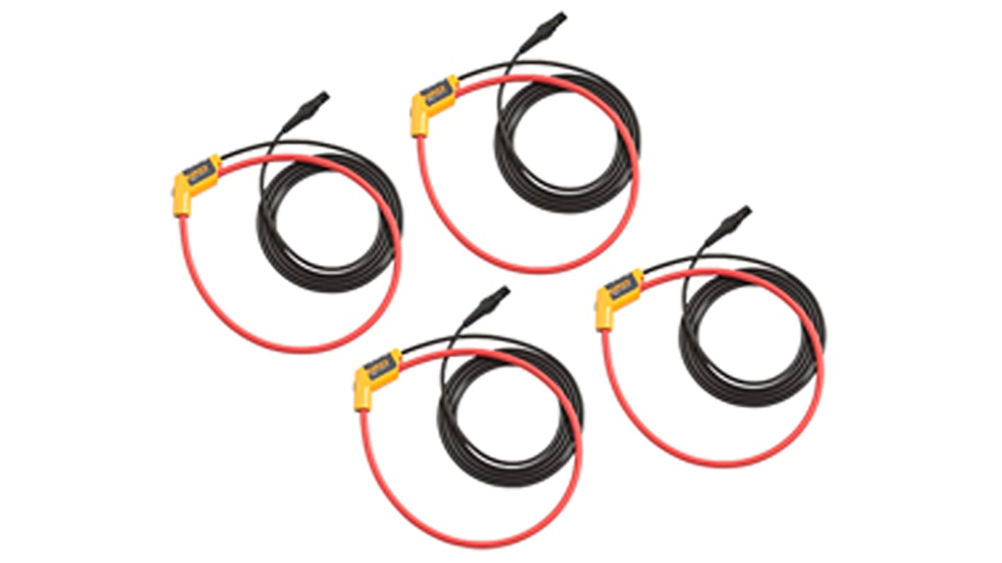 Sonda amperimétrica, Fluke, FLUKE-17xx IFLEXi 3000A 24 IN, 4 PACK, Bobina Rogowski, para Registrador de energía Fluke