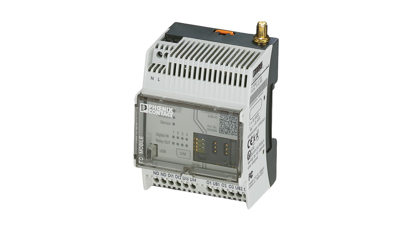 Unidad de Interfaz Phoenix Contact, 93 → 250 V ac, para usar con Relé módem SMS PSI, 4 entradas tipo Digital, 4