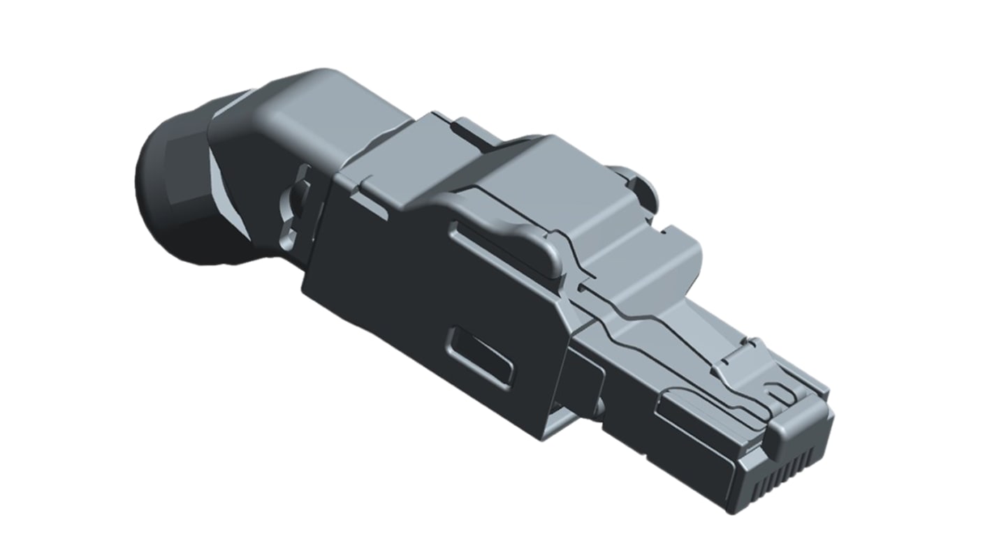 TE Connectivity RJ45 モジュラーコネクタ, オス, RJ45コネクタ, ケーブルマウント, Cat5e, 1987236-3