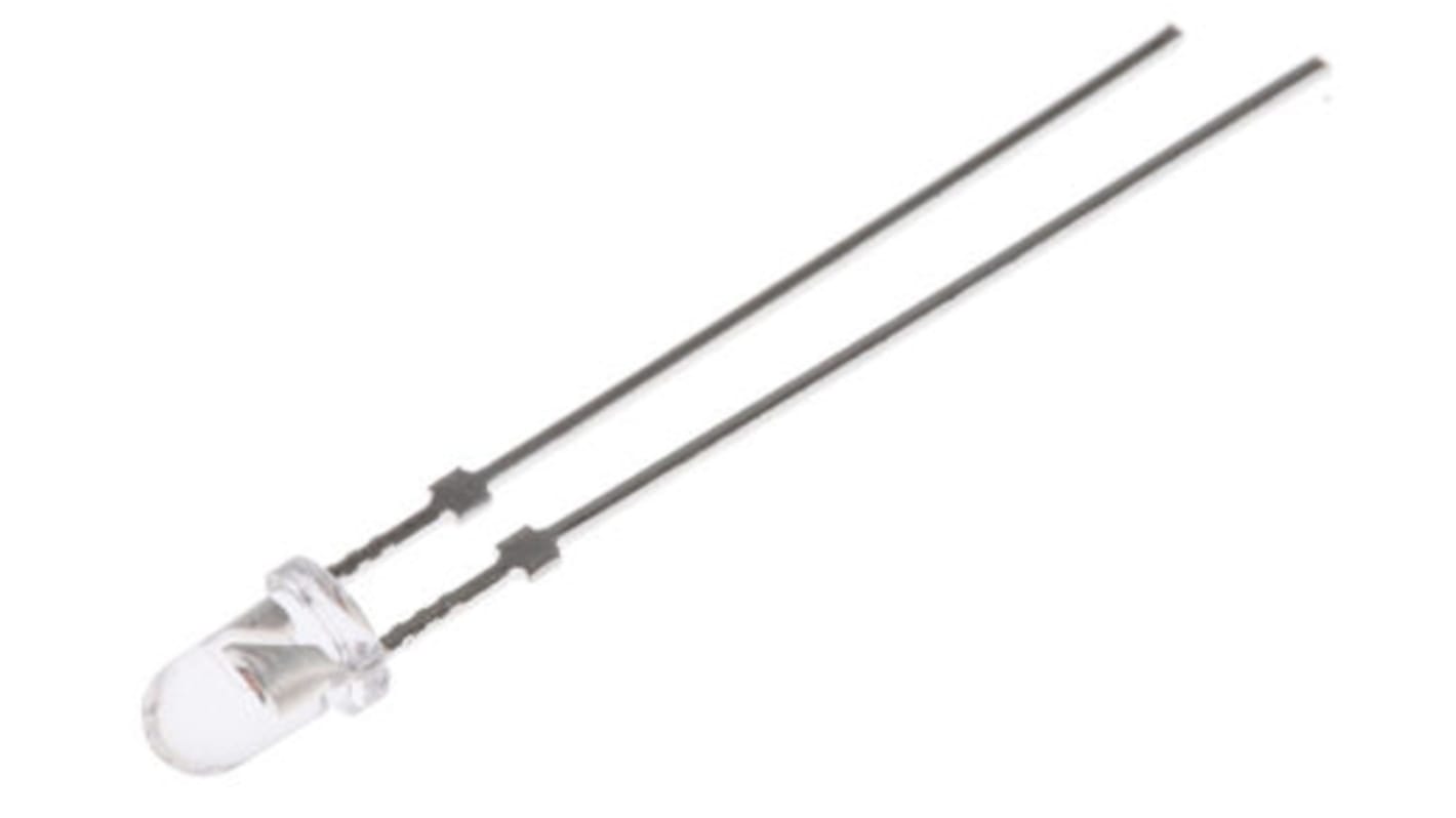 Wurth Elektronik Lysdiode Hulmontering Blå 470 nm 850 → 2400 mcd 3,6 V 30° WL-TMRW Serien 3 mm (T-1)