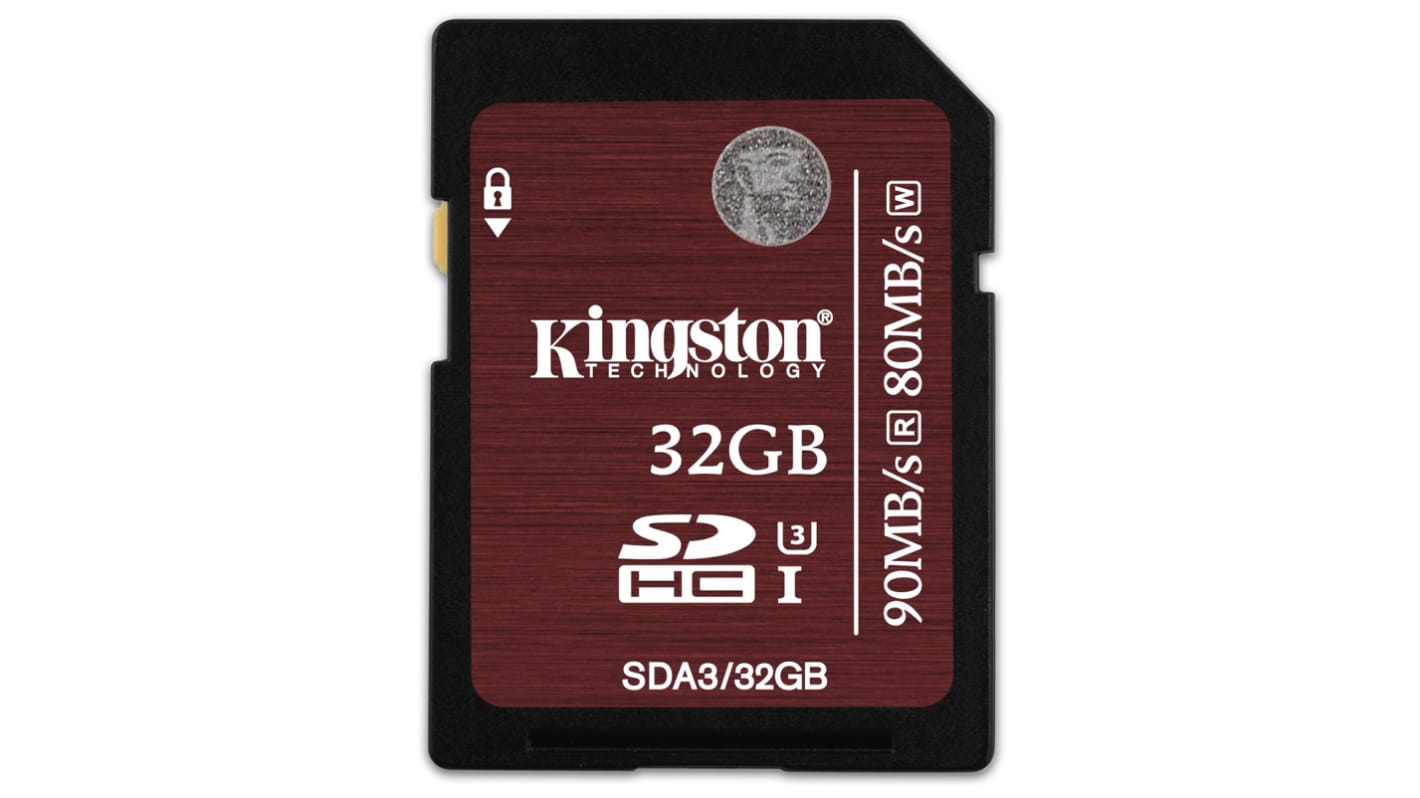 Kingston 32 GB SDXC SD Card, Class 3