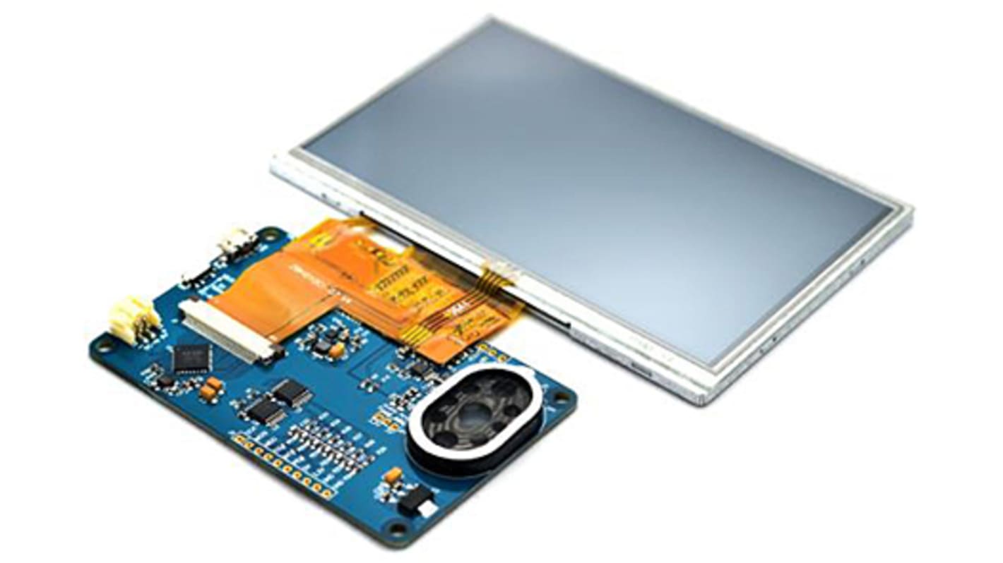 Módulo de desarrollo Display LCD de 5pulgada Bridgetek FT810 EVE Credit Card - VM810C50A-D