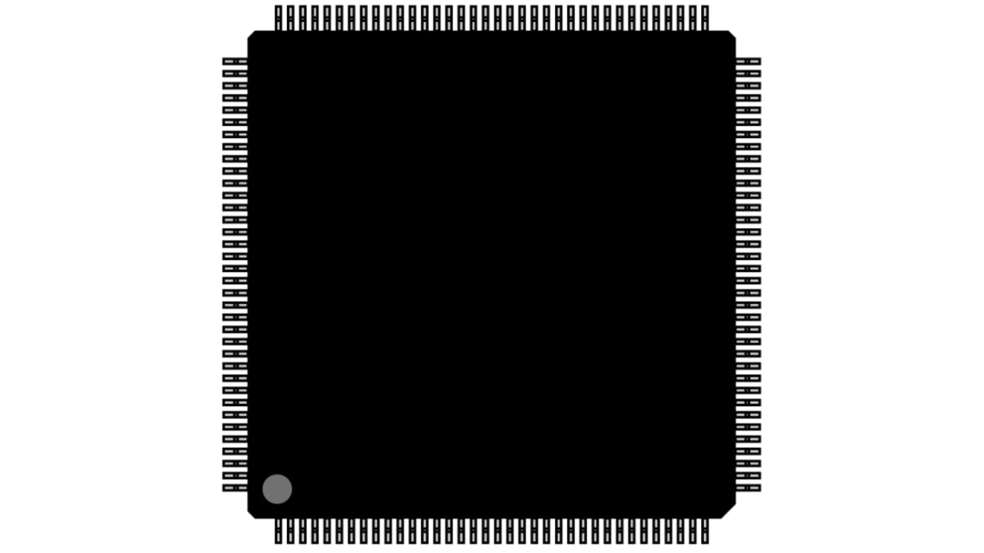Renesas Electronics R5F563NYDDFB#V0, 32bit RX CPU Microcontroller, RX, 100MHz, 1 (ROM) MB, 32 (Flash) kB Flash, ROM,