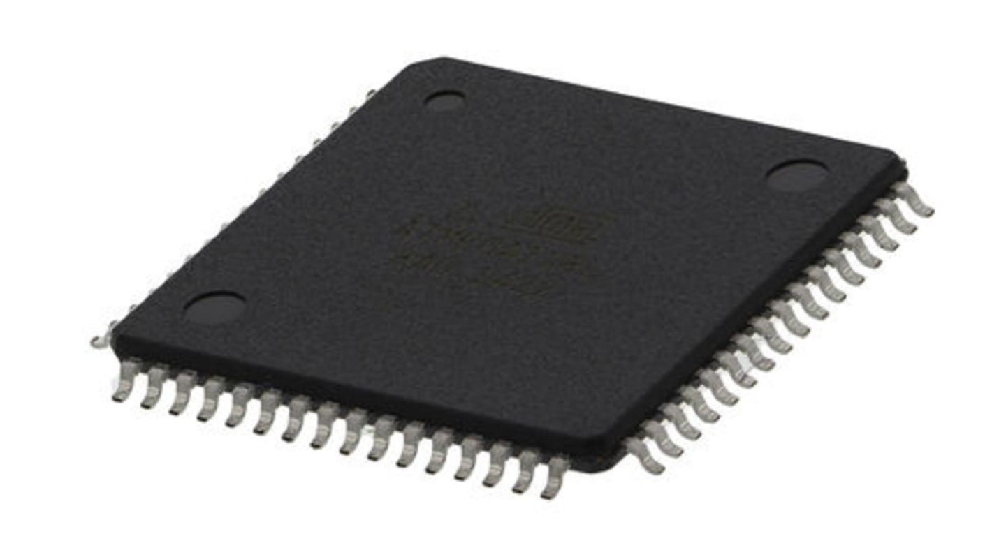 Mikrokontrolér R5F212BASNFP#V2 16bit R8C 20MHz 2 kB (flash), 96 kB (ROM) Flash, ROM 7 kB RAM, počet kolíků: 64, LFQFP