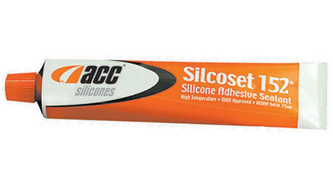 740010640 Acc Silicones White Sealant Paste 75 ml Tube RS