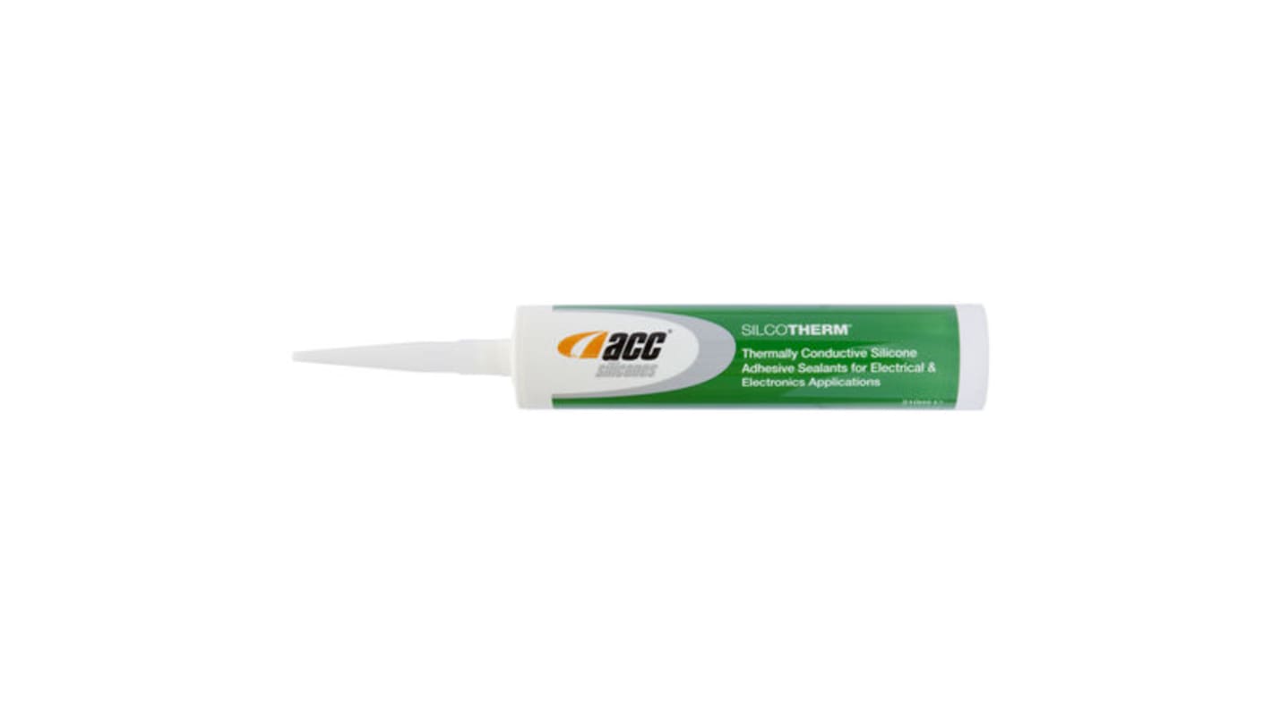 Mastic Acc Silicones, Blanc, Cartouche 310 ml, Elastomère au