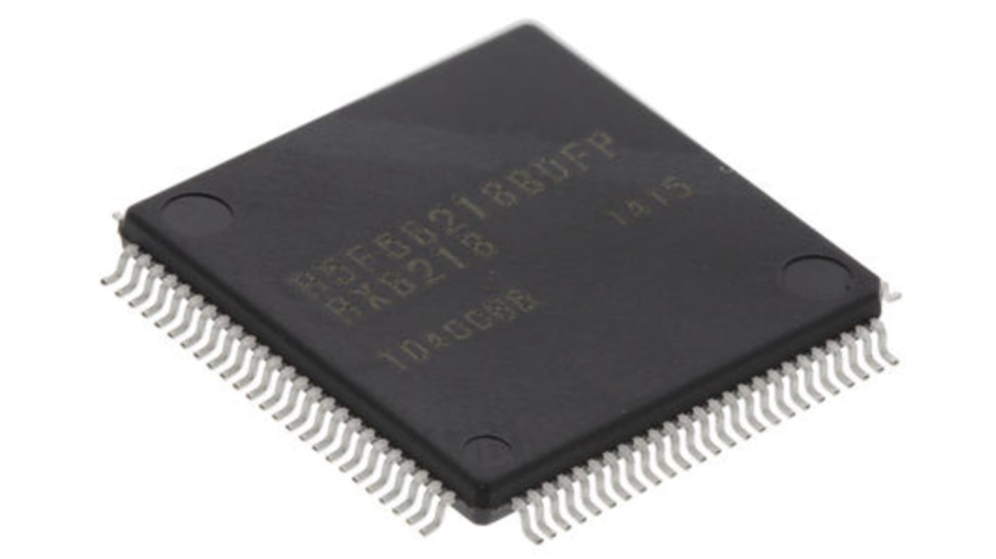 Renesas Electronics Mikrovezérlő RX, 100-tüskés LFQFP, 32 kB RAM, 32bit bites