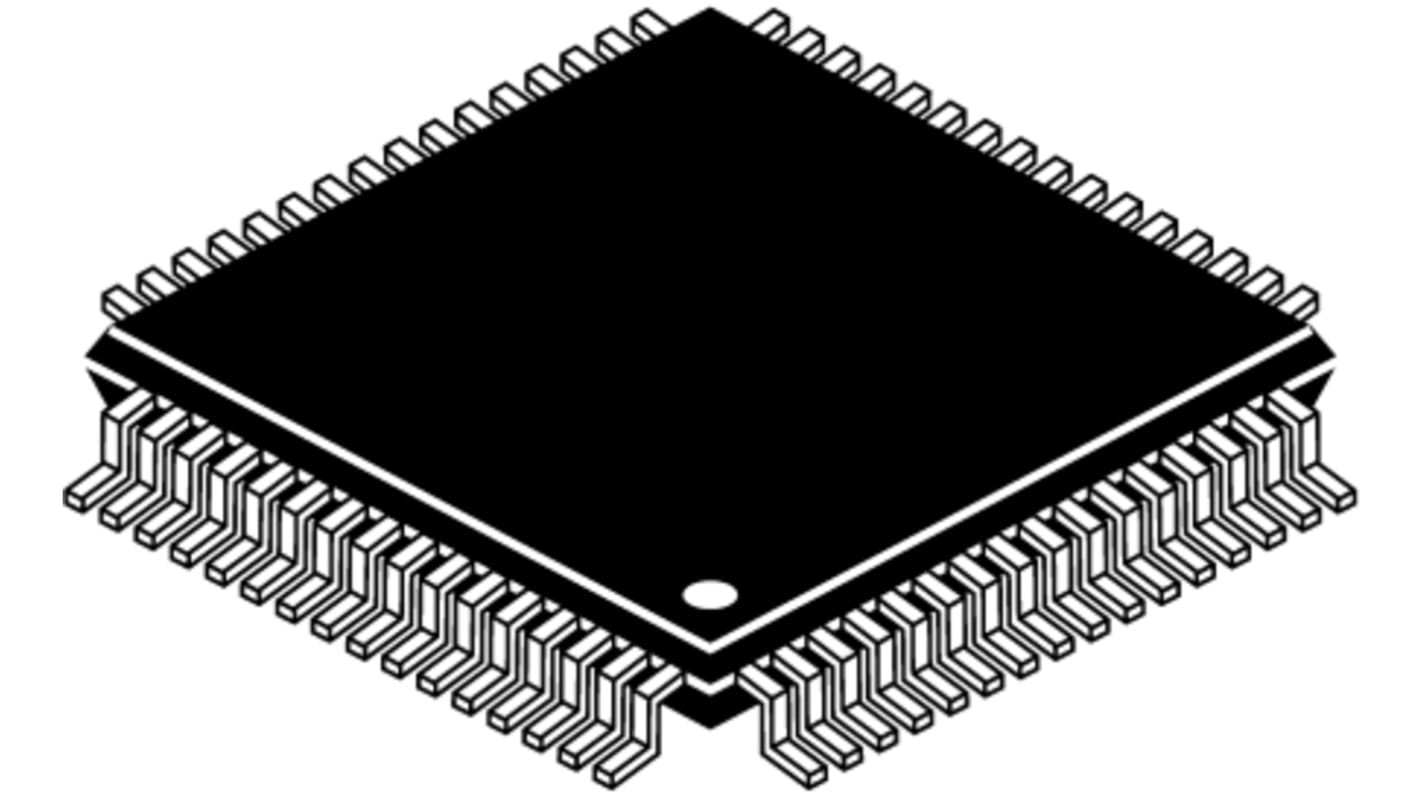 Renesas Electronics UPD78F1142AGB(S)-GAH-AX, 16bit 78K0R Microcontroller, 78K, 20MHz, 64 kB Flash, 64-Pin LFQFP
