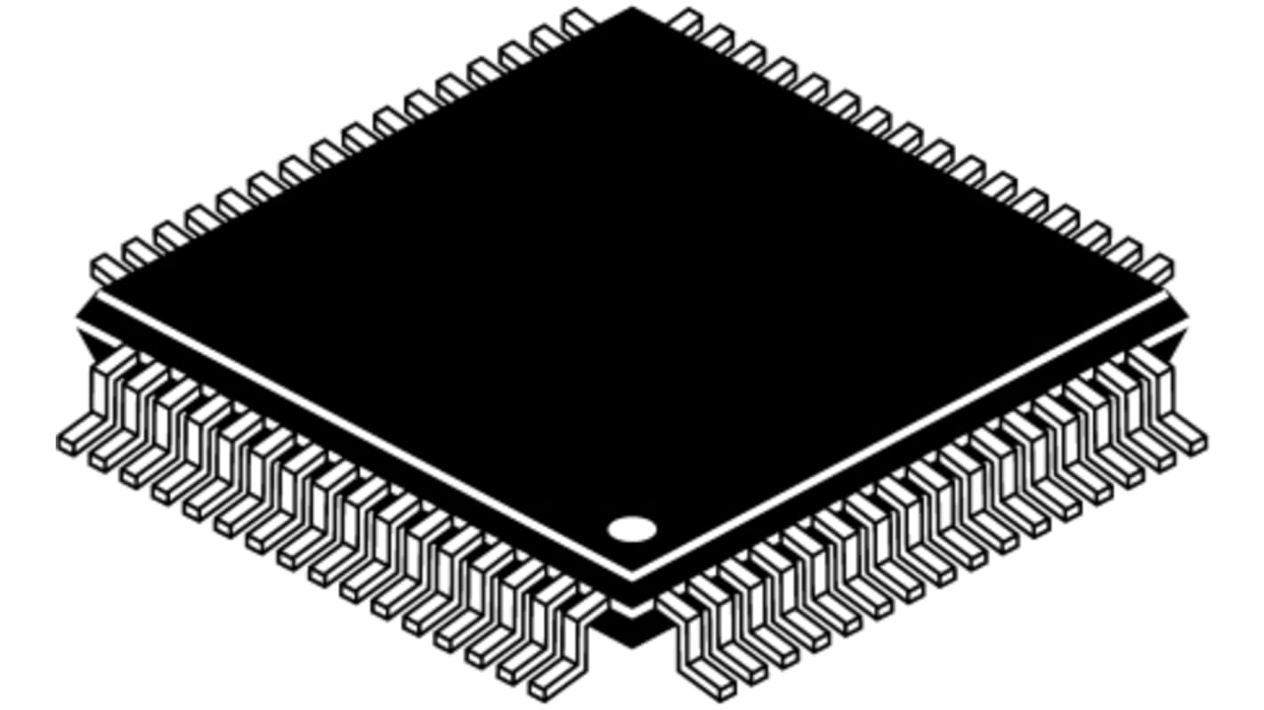 Renesas Electronics UPD78F0535AGB(S)-GAH-AX, 8bit 78K0 Microcontroller, 78K, 20MHz, 60 kB Flash, 64-Pin LFQFP