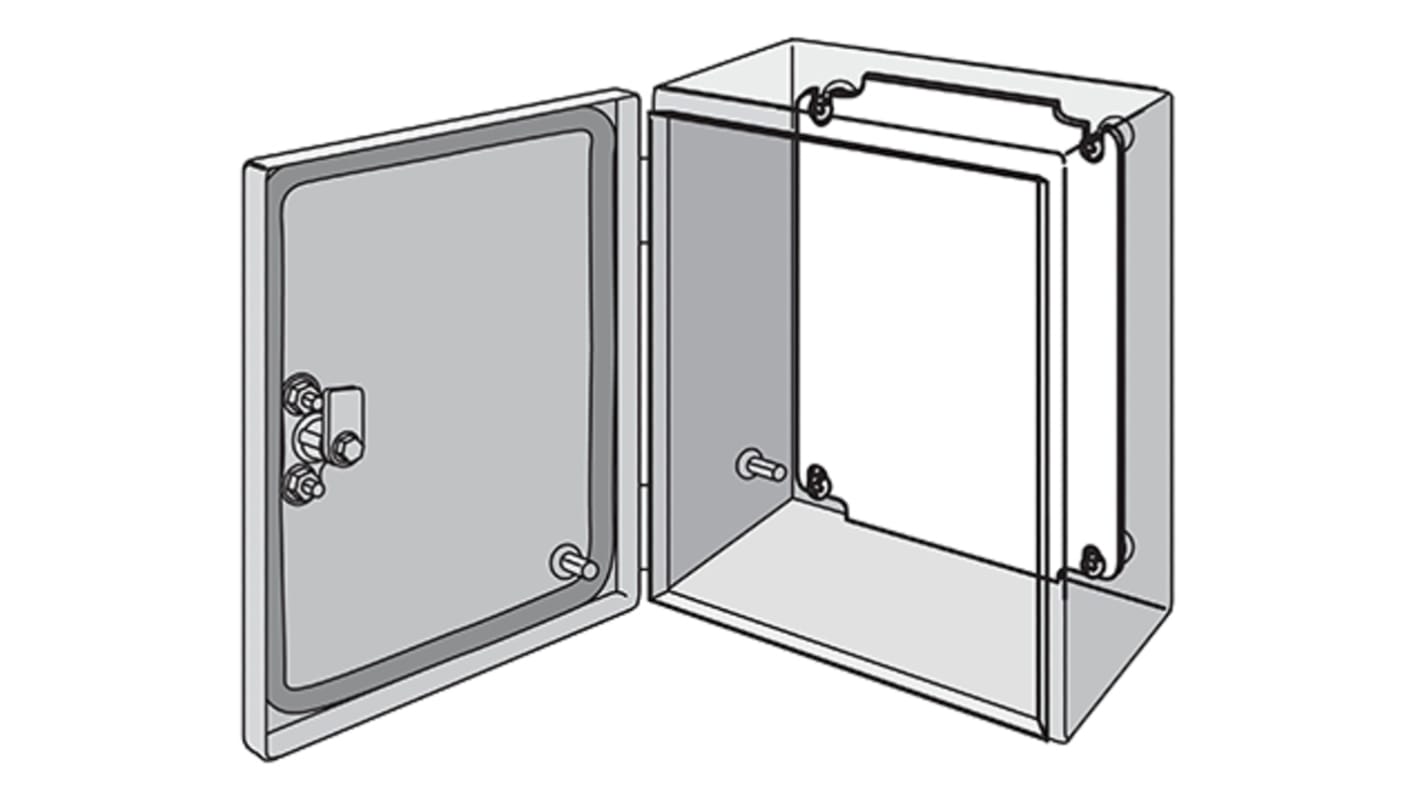 Hoffman Enclosures Montageplatte, für Gehäuse des Typs 4X