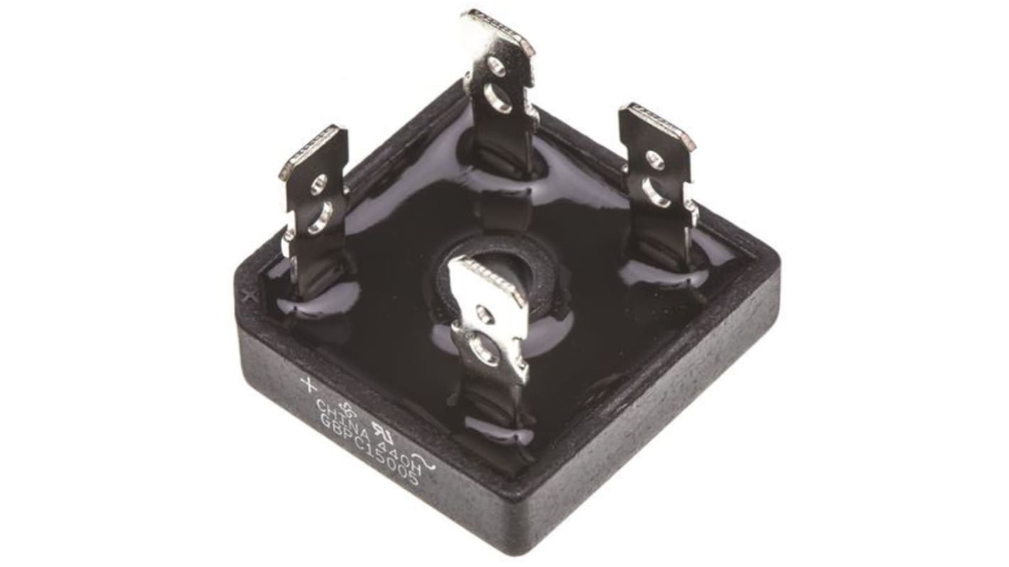 Vishay Bridge Rectifier, 25A, 100V, 4-Pin