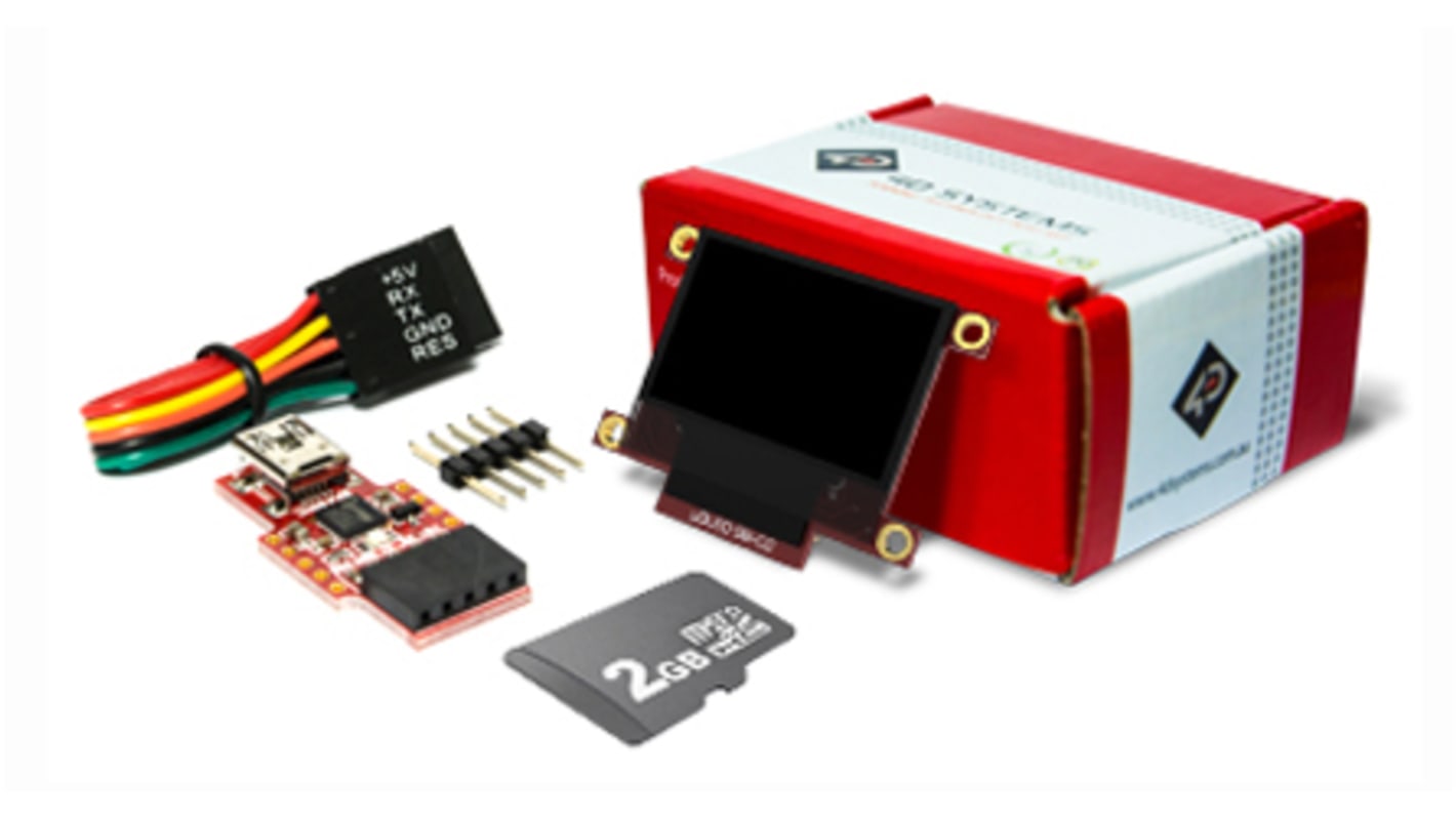 Starter kit per display OLED 4D Systems, matrice Passivo, Bianco, 96 x 64pixels, Matrice, Seriale Interface