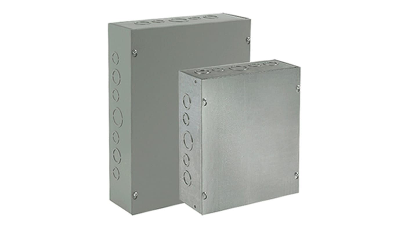 Hoffman Enclosures Stahl Gehäuse Grau Außenmaß 914 x 610 x 254mm