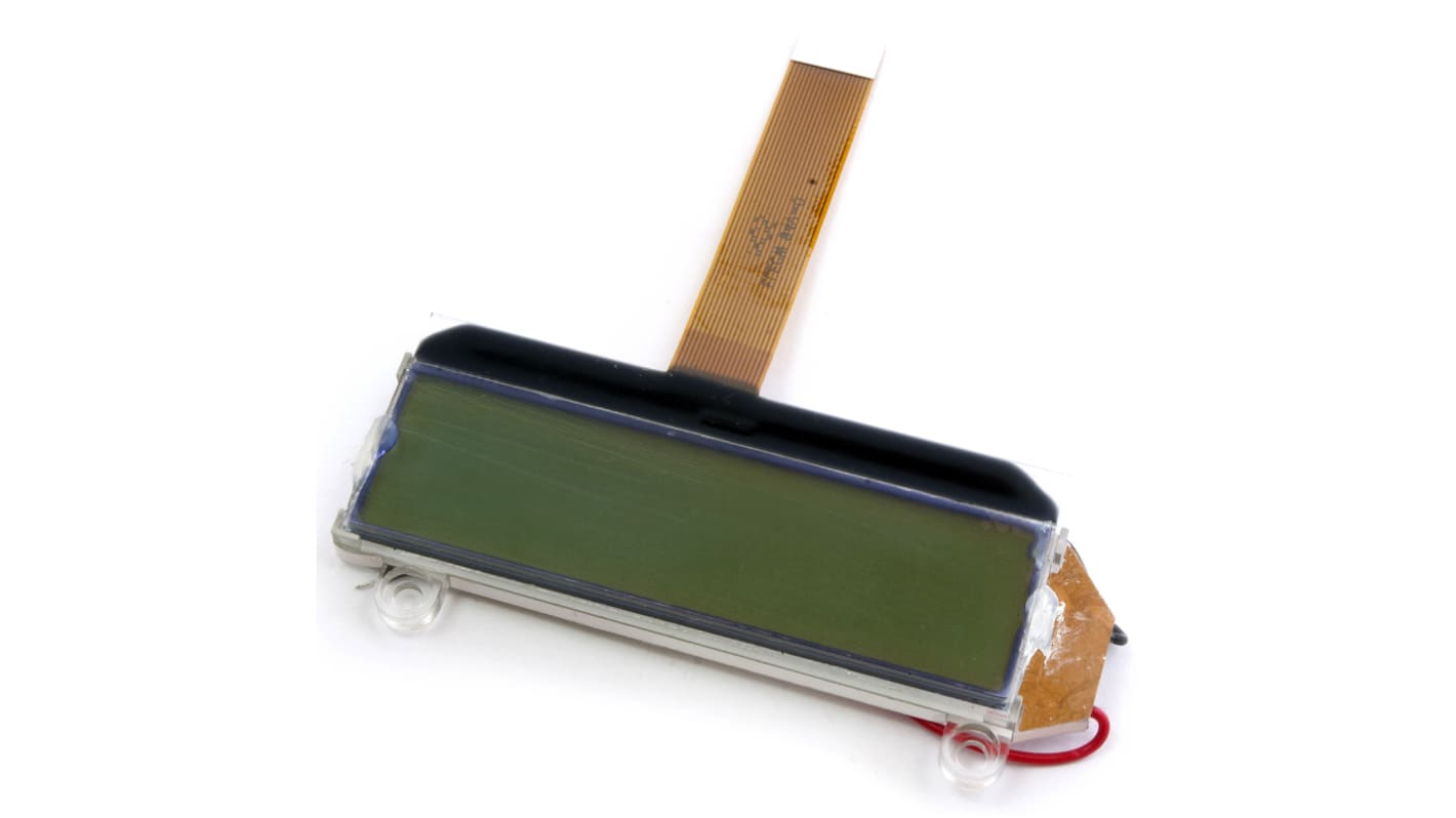 Monokróm LCD kijelző, Alfanumerikus, LED háttérvilágítás