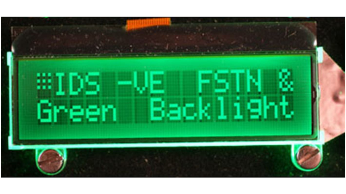 Intelligent Display Solutions CI064-4001-xx Monochrom LCD, Alphanumerisch Zweizeilig, 16 Zeichen, Hintergrund Schwarz