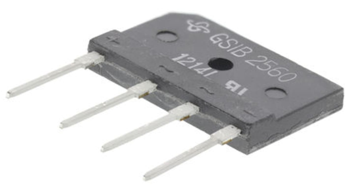 Vishay Bridge Rectifier, 25A, 400V, 4-Pin