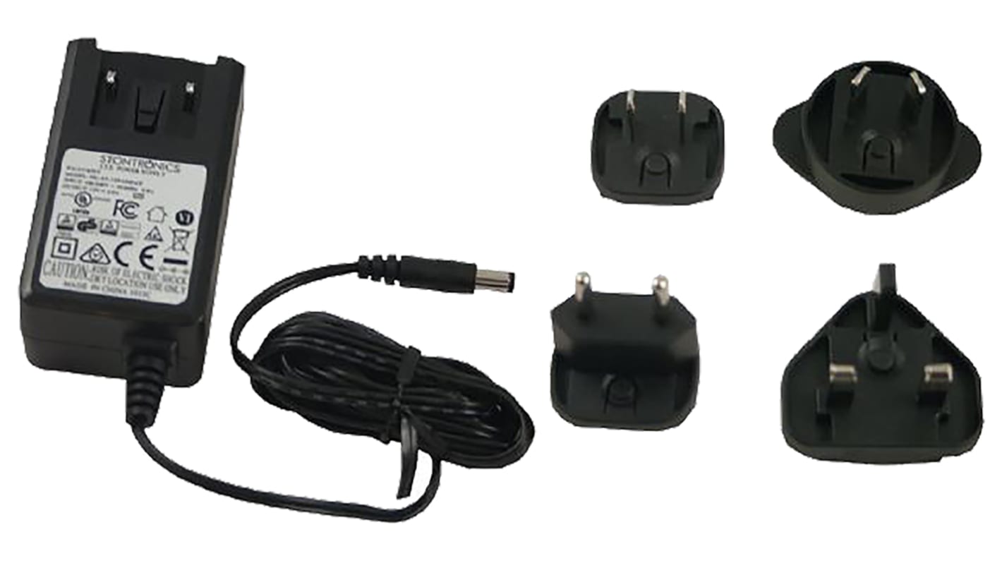 RS PRO Steckernetzteil AC/DC-Adapter 24W, 100V ac, 5V dc / 3A, Universal-Stecker