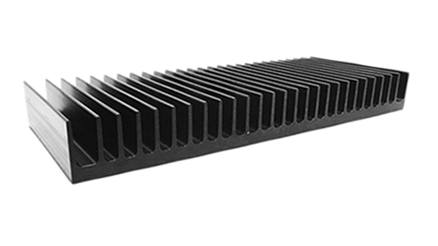 Heatsink, Universal Rectangular Alu, 0.14°C/W, 200 x 250 x 30mm, PCB