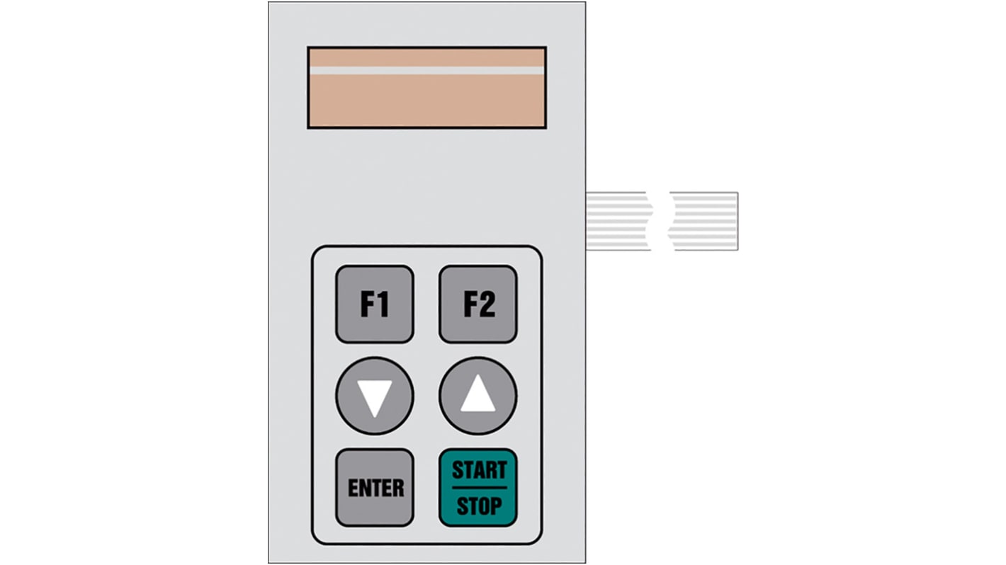 Teclado de Membrana, 6 teclas IP65