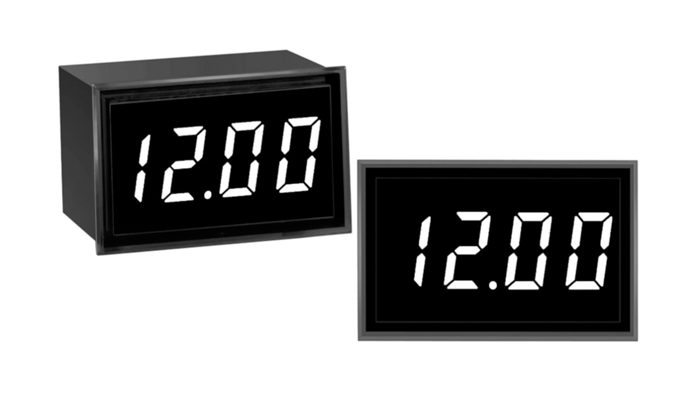 Murata Power Solutions DMS-20 DCM Series Digital Voltmeter DC, LED Display 3.5-Digits ±0.01 %