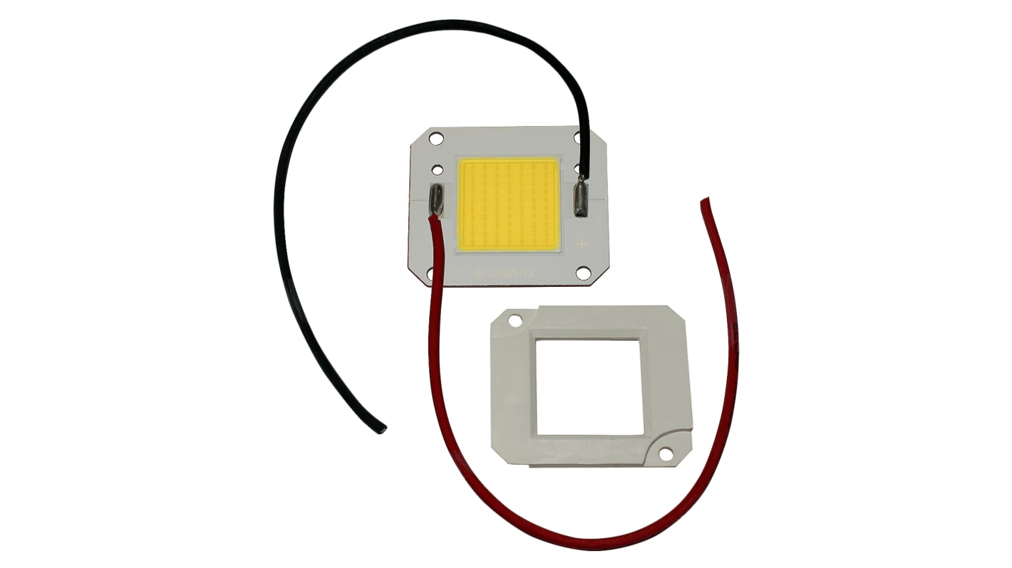 PowerLED CoB-LED, 31,5 V, 3000K, 11000 lm @ 3000 K, Weiß, 4000 (Max.)mA, 46 x 40 x 2.2mm, 100W, 120°, Ra 70