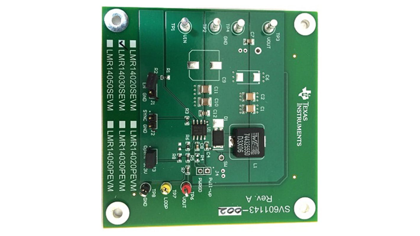 Texas Instruments LMR14030 Entwicklungsbausatz Spannungsregler Abwärtswandler
