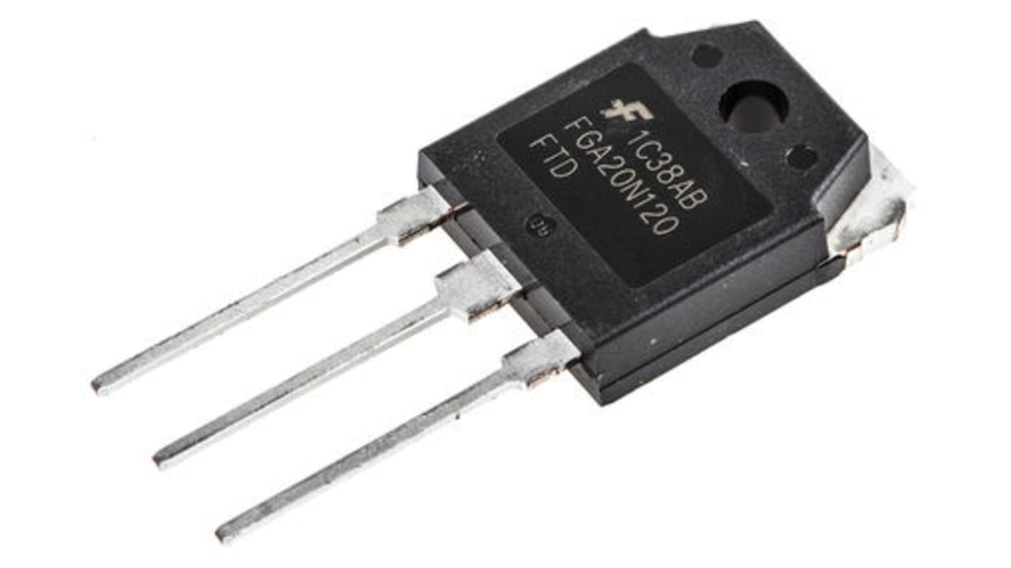 onsemi Nチャンネル MOSFET400 V 23 A スルーホール パッケージTO-3PN 3 ピン