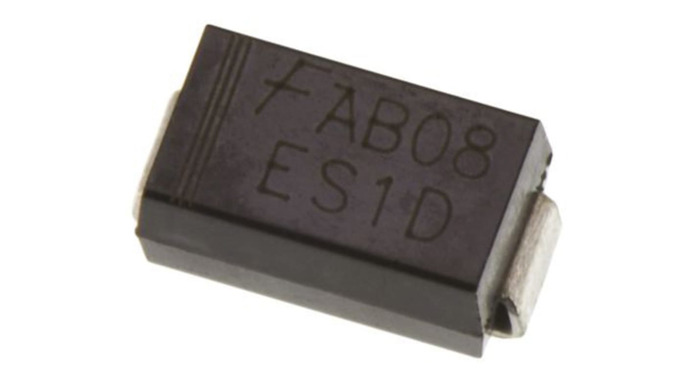 onsemi Schaltdiode Einfach 1A 1 Element/Chip SMD 200V DO-214BA (GF1) 2-Pin 1.1V