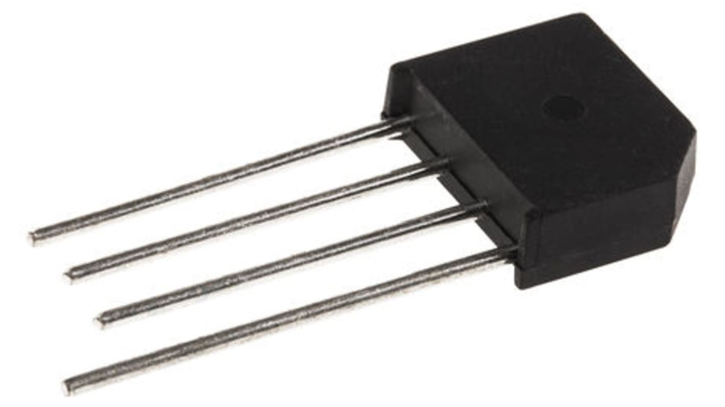 Vishay Bridge Rectifier, 4A, 200V, 4-Pin