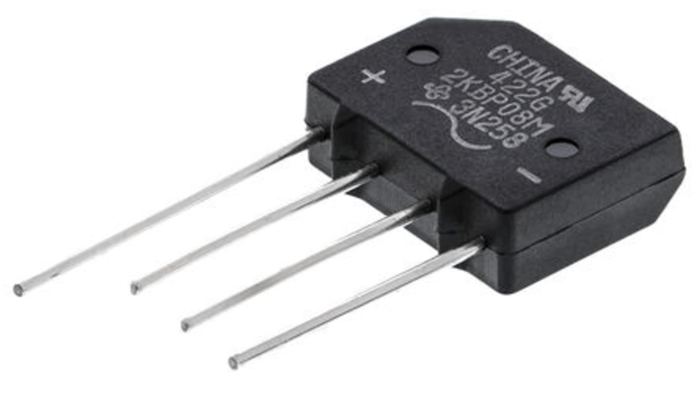 Vishay Bridge Rectifier, 1.5A, 400V, 4-Pin