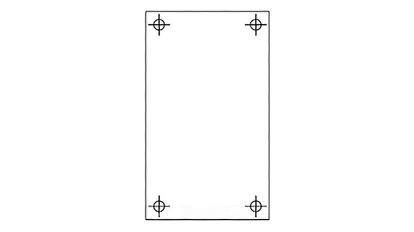 Hoffman Enclosures Montageplatte, 375 x 327 x 5mm, für Abzweigdose, UL/NEMA-Gehäuse