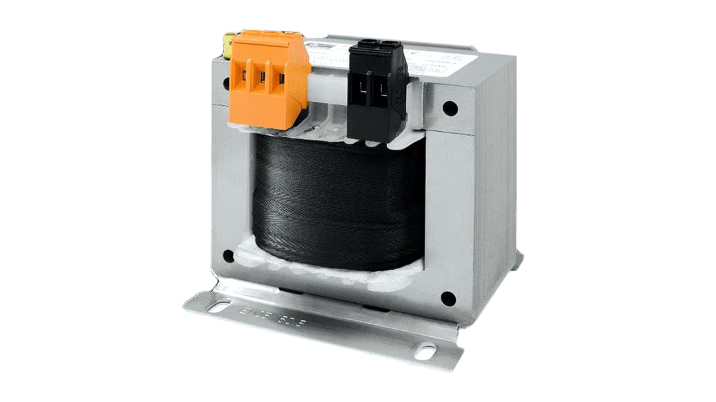 Transformator do szyny DIN 160 (Cosφ=1) VA, 320 (Cosφ=0.5) VA, 24V ac