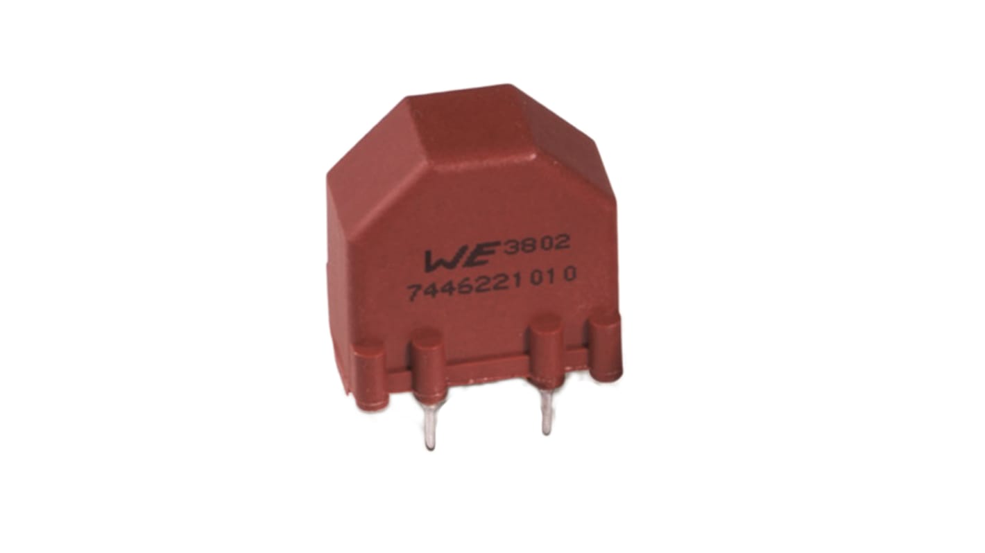 Inductance à mode commun Traversant série WE-LF Wurth Elektronik 2 x 400 μH, 3,6 A, 2 x 0.02Ω